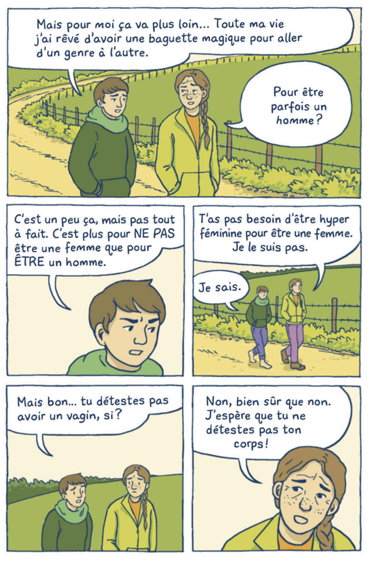 Figure 5 – Maia Kobabe (trad. Anne-Charlotte Husson), Genre Queer, 2022, p. 148-49