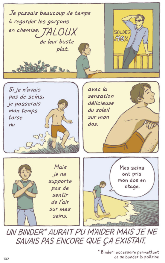 Figure 6 – Maia Kobabe (trad. Anne-Charlotte Husson), Genre Queer, 2022, p. 102